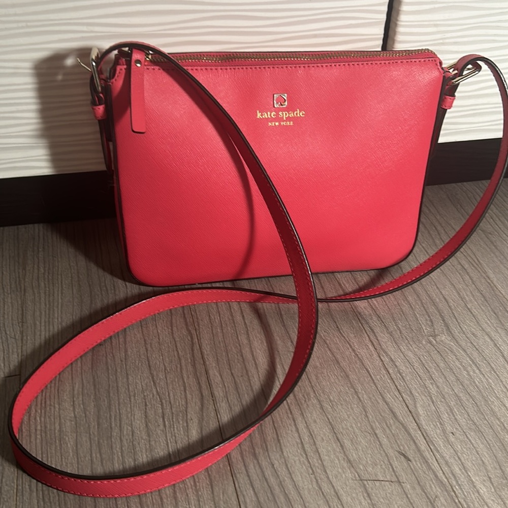 Kate Spade pink leather shoulder bag/crossbody